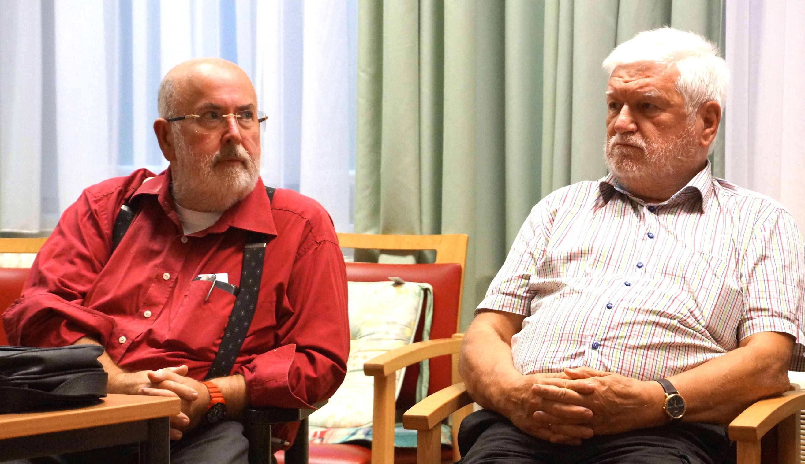 Die neuen Rechnungsprüfer Klaus Stöger und Hannes Fürntratt